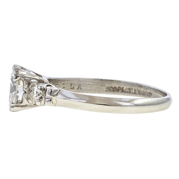 Art Deco Engagement Ring, RBC 0.62ct. sold by Doyle and Doyle an antique and vintage jewelry boutique