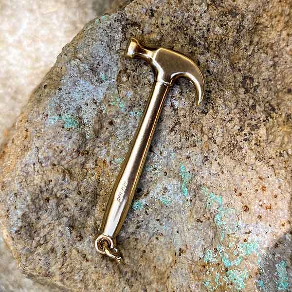 Vintage Hammer Charm sold by Doyle and Doyle an antique and vintage jewelry boutique