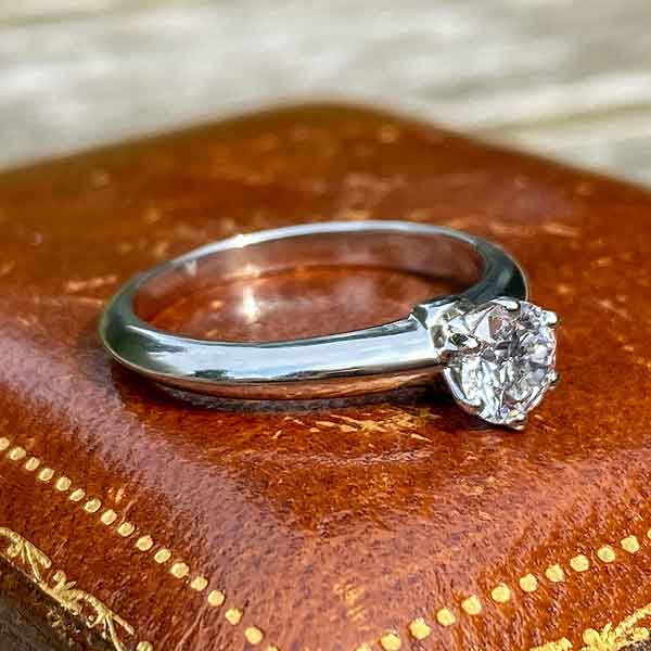Vintage Tiffany & Co Engagement Ring, RBC 0.55ct. sold by Doyle and Doyle an antique and vintage jewelry boutique