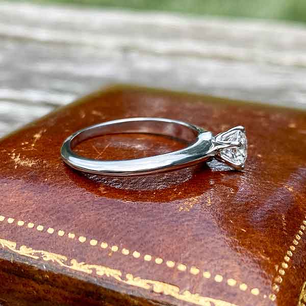 Vintage Tiffany & Co Engagement Ring, RBC 0.57 sold by Doyle and Doyle an antique and vintage jewelry boutique