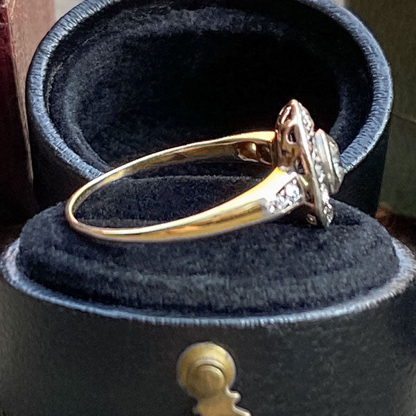 Vintage Engagement Ring, Old European 0.35ct. sold by Doyle and Doyle an antique and vintage jewelry boutique