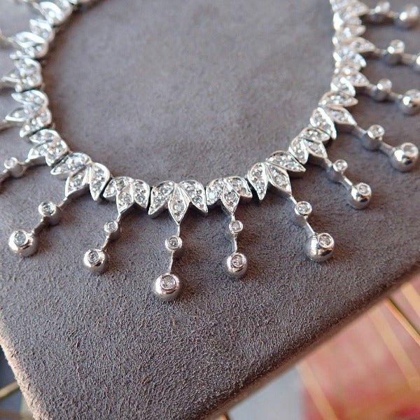 Vintage Diamond Fringe Necklace, from Doyle & Doyle