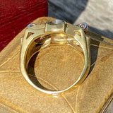 Retro Diamond & Ruby Ring sold by Doyle and Doyle an antique and vintage jewelry boutique