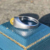 Vintage Cat's Eye Chrysoberyl Ring sold by Doyle and Doyle an antique and vintage jewelry boutique