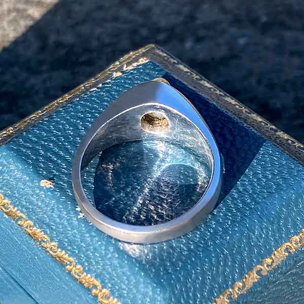 Vintage Cat's Eye Chrysoberyl Ring sold by Doyle and Doyle an antique and vintage jewelry boutique