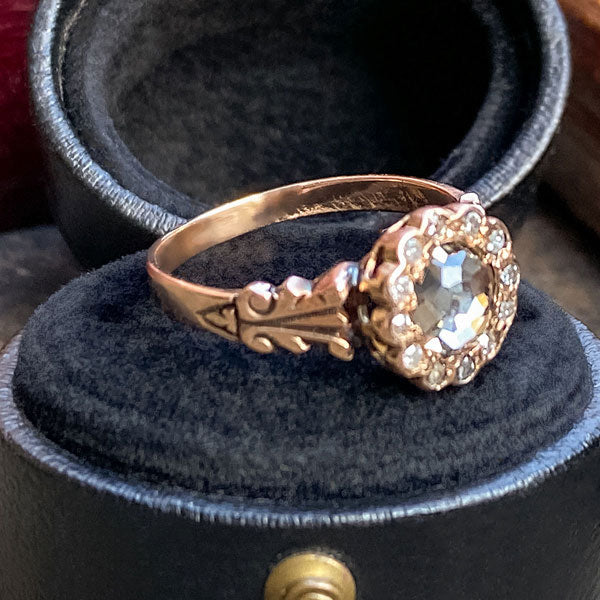 Victorian Rose Cut Diamond Ring, 0.67ct. sold by Doyle and Doyle an antique and vintage jewelry boutique