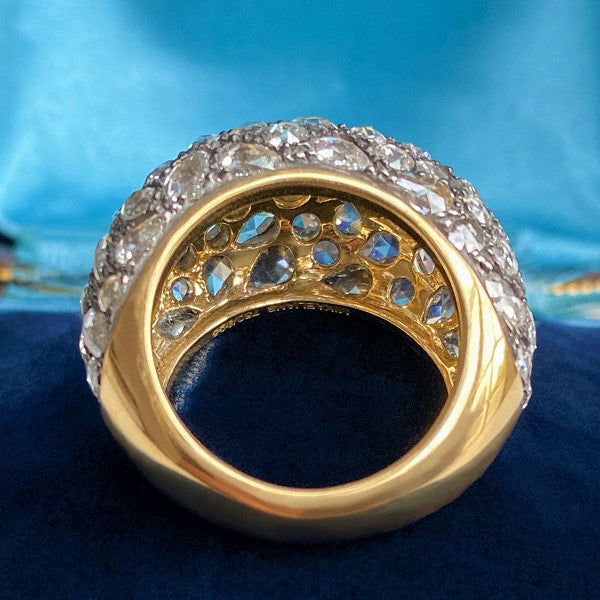 Rose Cut Diamond Dome Ring sold by Doyle and Doyle an antique and vintage jewelry boutique