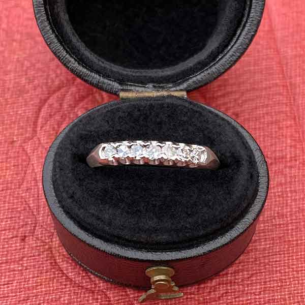 Vintage Diamond Band Ring, 0.15ct. sold by Doyle and Doyle an antique and vintage jewelry boutique