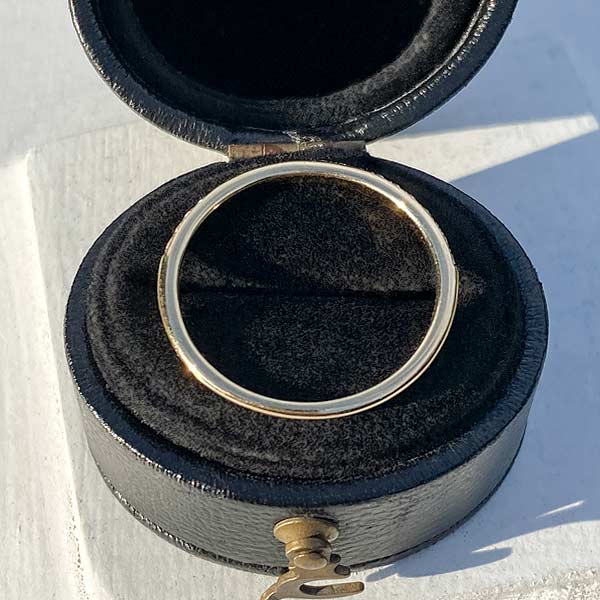 Diamond Wedding Band sold by Doyle and Doyle an antique and vintage jewelry boutique
