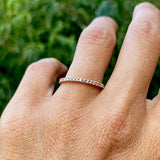 Diamond Wedding Band sold by Doyle and Doyle an antique and vintage jewelry boutique