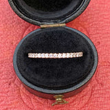 Diamond Wedding Band sold by Doyle and Doyle an antique and vintage jewelry boutique