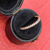 Diamond Wedding Band sold by Doyle and Doyle an antique and vintage jewelry boutique