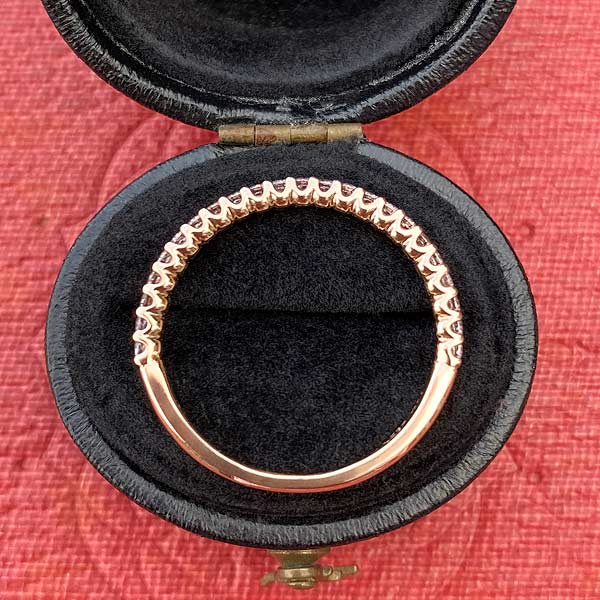 Diamond Wedding Band sold by Doyle and Doyle an antique and vintage jewelry boutique