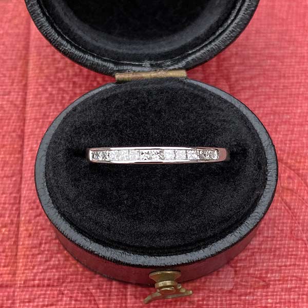 Diamond Wedding Band sold by Doyle and Doyle an antique and vintage jewelry boutique