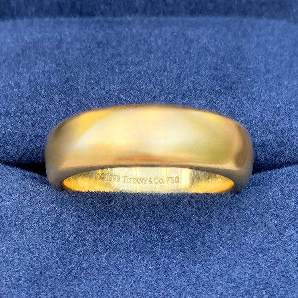 Vintage Tiffany & Co. Wedding Band sold by Doyle and Doyle an antique and vintage jewelry boutique