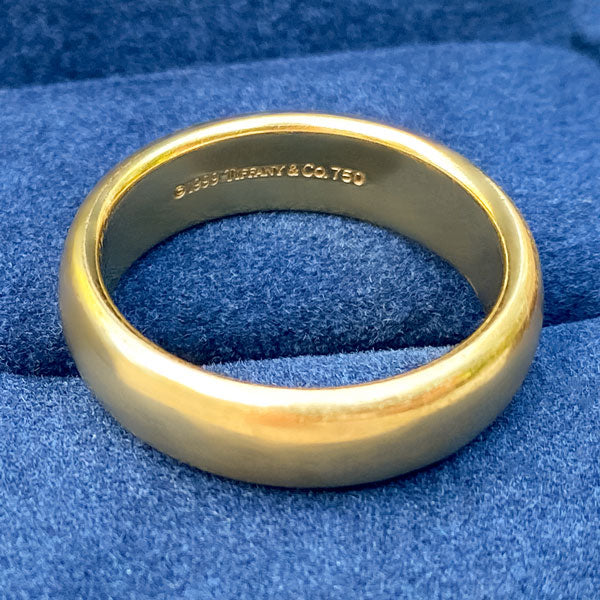 Vintage Tiffany & Co. Wedding Band sold by Doyle and Doyle an antique and vintage jewelry boutique
