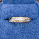 Vintage Two-toned Ridged Wedding Band sold by Doyle and Doyle an antique and vintage jewelry boutique
