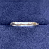 Vintage Patterned Band sold by Doyle and Doyle an antique and vintage jewelry boutique