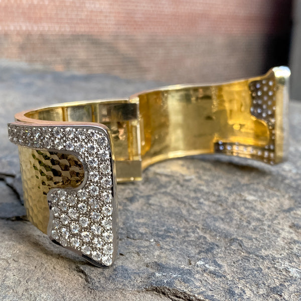 Estate Diamond Bracelet sold by Doyle and Doyle an antique and vintage jewelry boutique