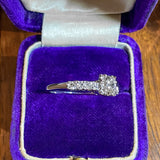 Vintage Engagement Ring, Old Euro 0.55ct. sold by Doyle and Doyle an antique and vintage jewelry boutique
