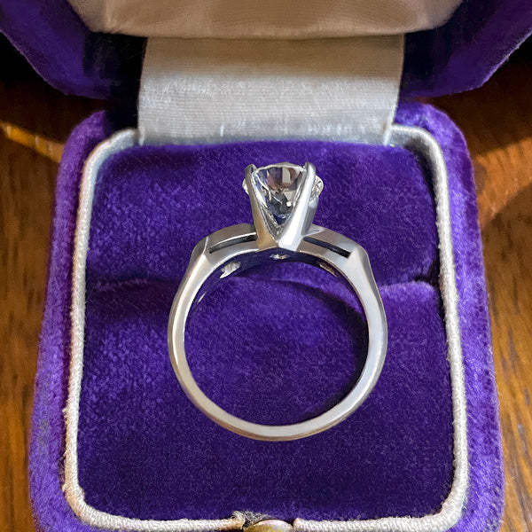 Vintage Engagement Ring, Old Euro 1.46ct. sold by Doyle and Doyle an antique and vintage jewelry boutique