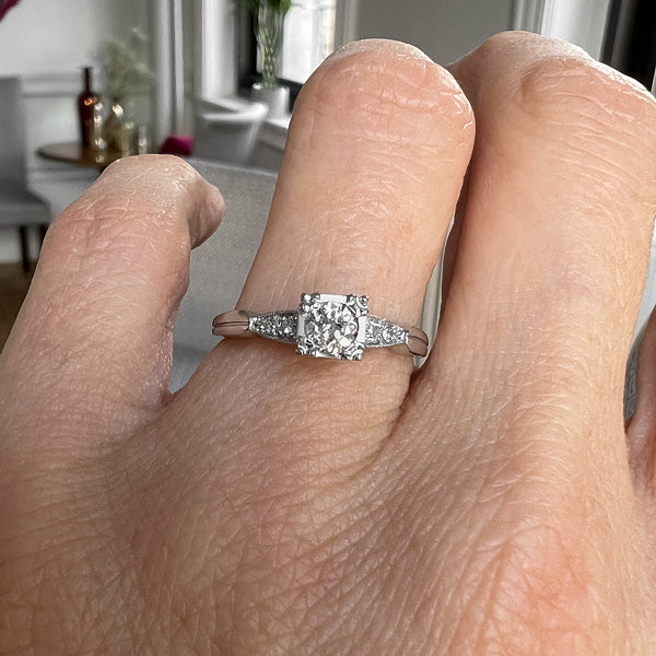 Vintage Engagement Ring, TRB 0.26ct. sold by Doyle and Doyle an antique and vintage jewelry boutique