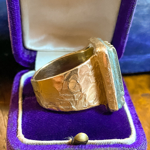 Vintage Ed Wiener Ring sold by Doyle and Doyle an antique and vintage jewelry boutique
