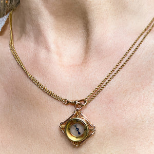 Victorian Compass Pendant Necklace sold by Doyle and Doyle an antique and vintage jewelry boutique