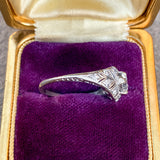 Art Deco Engagement Ring, RBC 0.70 sold by Doyle and Doyle an antique and vintage jewelry boutique