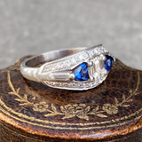 Art Deco Engagement Ring, Emerald cut 0.40ct. sold by Doyle and Doyle an antique and vintage jewelry boutique