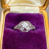 Art Deco Engagement Ring, Old Mine 0.50ct. sold by Doyle and Doyle an antique and vintage jewelry boutique