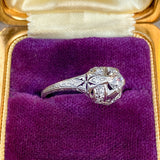 Art Deco Engagement Ring, Old Mine 0.50ct. sold by Doyle and Doyle an antique and vintage jewelry boutique