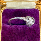 Art Deco Engagement Ring, Old Mine 0.50ct. sold by Doyle and Doyle an antique and vintage jewelry boutique