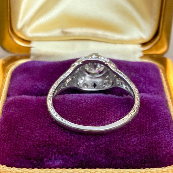 Art Deco Engagement Ring, Old Mine 0.50ct. sold by Doyle and Doyle an antique and vintage jewelry boutique
