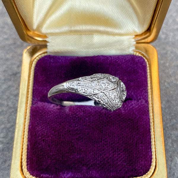 Art Deco Diamond Engagement Ring, RBC 0.50ctw. sold by Doyle and Doyle an antique and vintage jewelry boutique