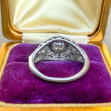 Art Deco Diamond Engagement Ring, RBC 0.50ctw. sold by Doyle and Doyle an antique and vintage jewelry boutique