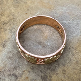 Victorian Two-toned Gold Band sold by Doyle and Doyle an antique and vintage jewelry boutique