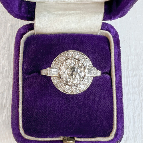 Estate Diamond Ring, Old Mine 1.25ct. sold by Doyle and Doyle an antique and vintage jewelry boutique