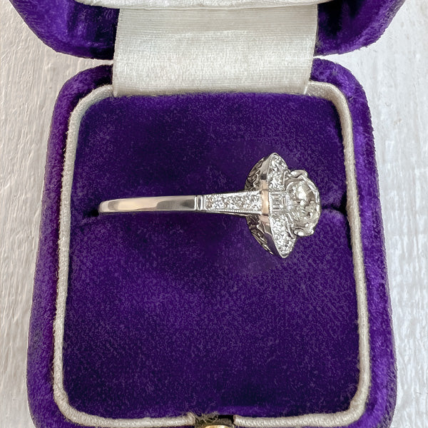 Estate Diamond Ring, Old Mine 1.25ct. sold by Doyle and Doyle an antique and vintage jewelry boutique