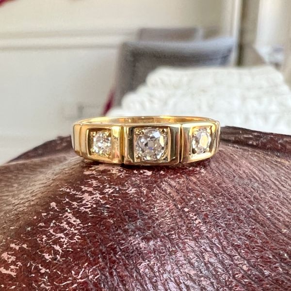 Victorian Diamond Ring sold by Doyle and Doyle an antique and vintage jewelry boutique