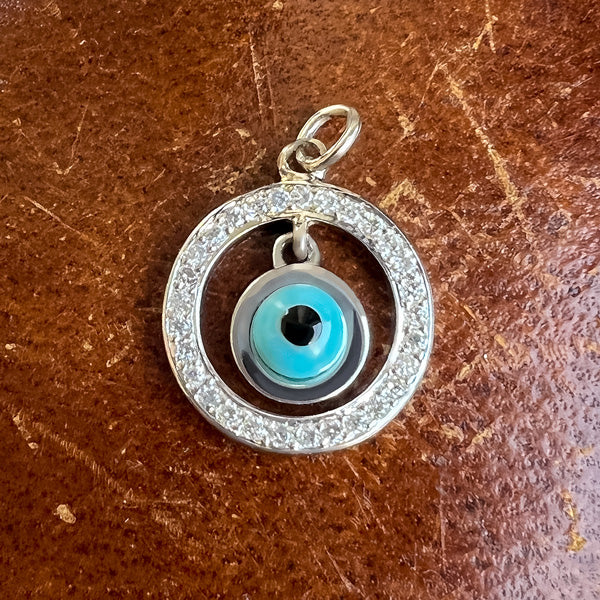 Evil Eye Pendant sold by Doyle & Doyle an antique and vintage jewelry boutique