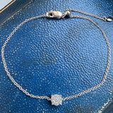 Diamond Cluster Bracelet sold by Doyle and Doyle an antique and vintage jewelry boutique