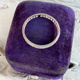 Vintage Diamond Eternity Band sold by Doyle and Doyle an antique and vintage jewelry boutique