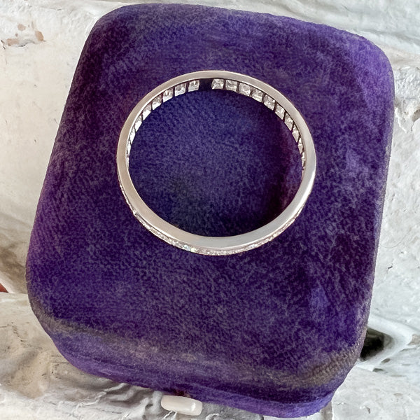 Vintage Diamond Eternity Band sold by Doyle and Doyle an antique and vintage jewelry boutique