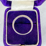 Vintage Diamond Wedding Band sold by Doyle and Doyle an antique and vintage jewelry boutique