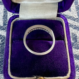 Vintage Diamond Wedding Band sold by Doyle and Doyle an antique and vintage jewelry boutique