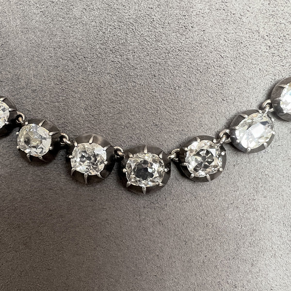 Early Victorian Diamond Necklace sold by Doyle and Doyle an antique and vintage jewelry boutique