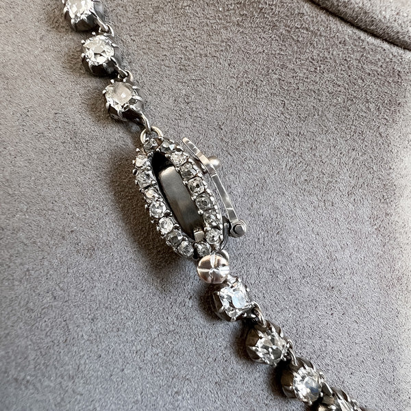 Early Victorian Diamond Necklace sold by Doyle and Doyle an antique and vintage jewelry boutique