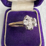 Vintage Diamond Engagement Ring sold by Doyle and Doyle an antique and vintage jewelry boutique