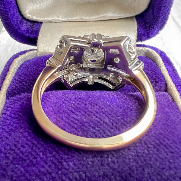 Vintage Diamond Engagement Ring sold by Doyle and Doyle an antique and vintage jewelry boutique